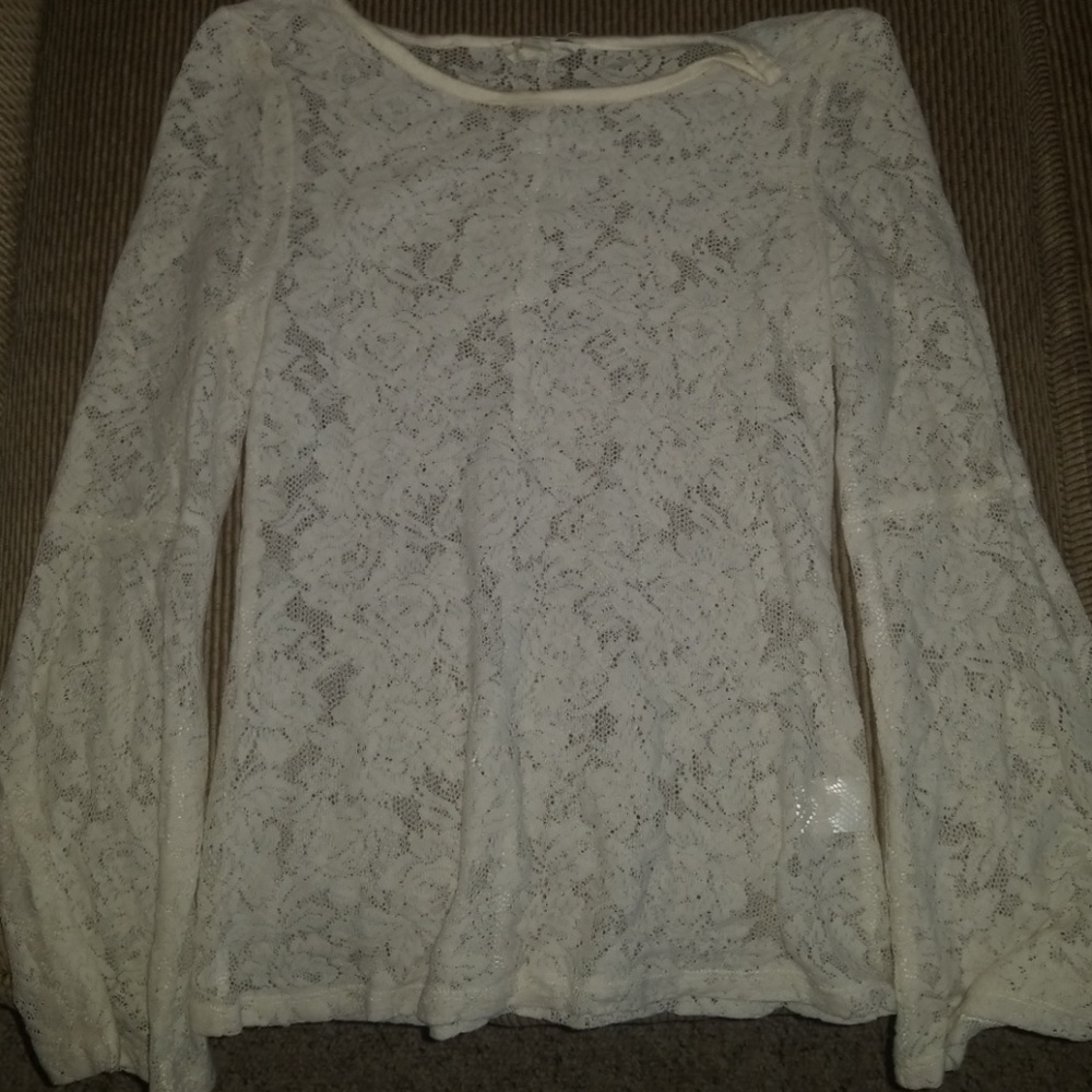 Long Sleeve Lace Shirt